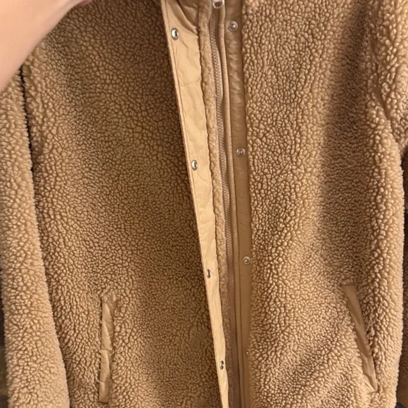 Athleta Beige Sherpa Jacket - Picture 9 of 10